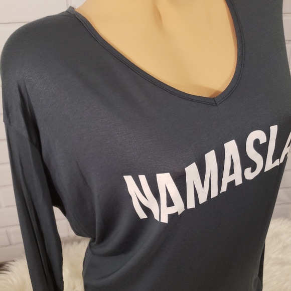 Namaste Namaslay long sleeve jersey tunic top - Picture 3 of 4